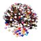 Kitcheniva Flat Back Acrylic Rhinestones Round Loose Beads Mix Color